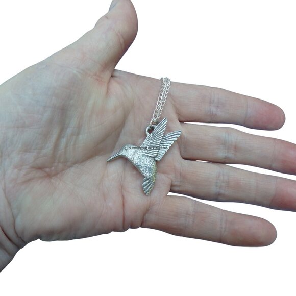 Hummingbird necklace  1665 - Picture 6 of 8